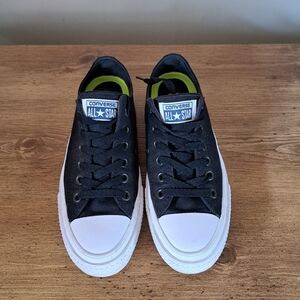 Converse All Star Sneakers Lunarlon Chuck Taylor II  Unisex Size W7.5 M5.5 Black